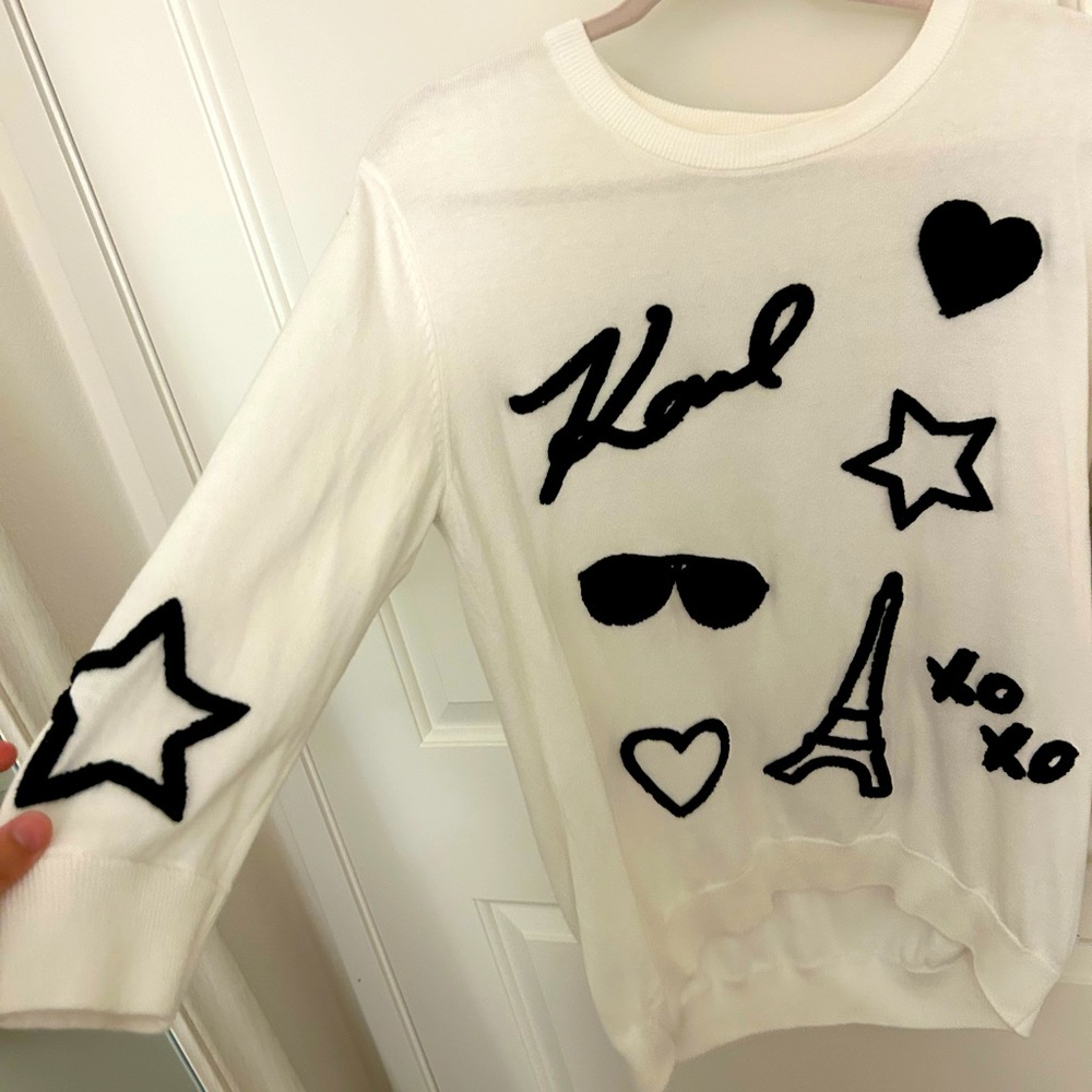 Karl Lagerfeld Sweater with Motif design